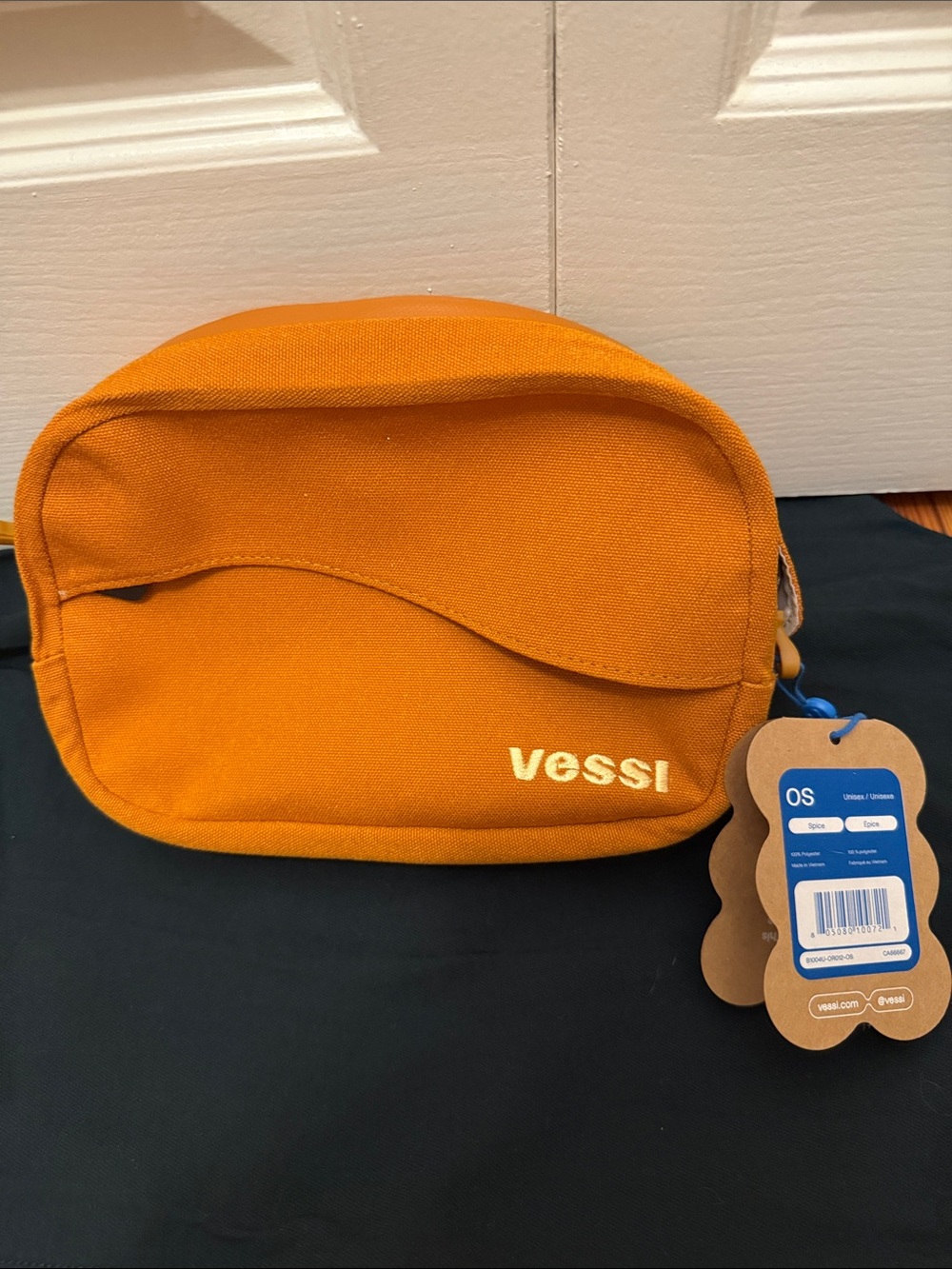 NWT Vessi waterproof Ochre Orange Belt Bag